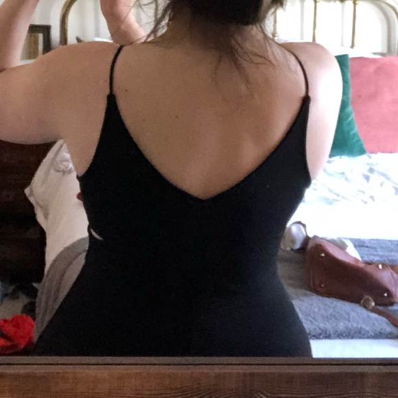 Black Formal Midlength Dress - Picture 3 of 6